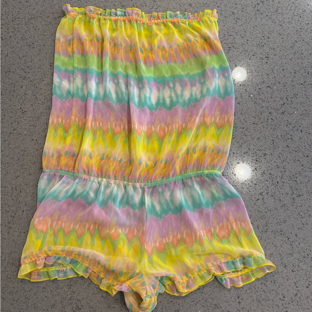 Victoria's Secret Pastel Tie-Dye Romper